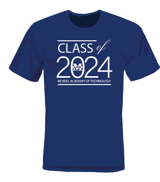 "Class of 2024" Shirt PTSO of McKeel Academy of Technology